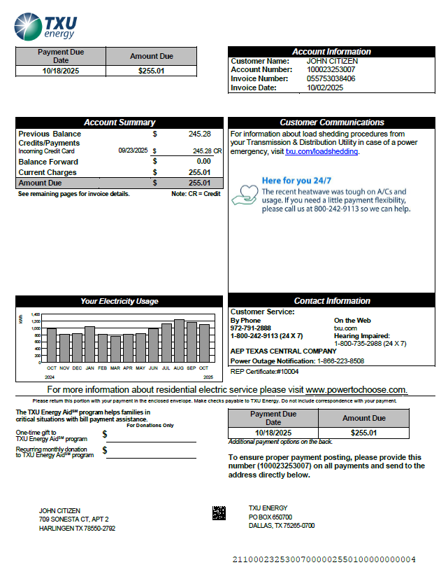  Minol USA business utility bill 